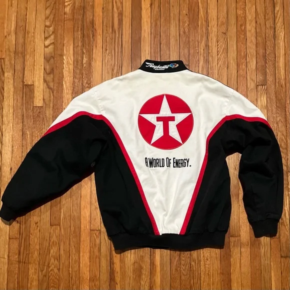 Vintage 1990s Ricky Rudd NASCAR Chase Authentics Ford Racing Crew Jacket Size M - Picture 2 of 4